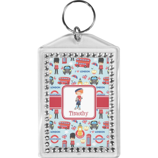 Custom London Bling Keychain (Personalized)