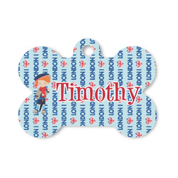 London Bone Shaped Dog ID Tag - Small (Personalized)