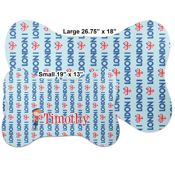 London Bone Shaped Mat Comparison