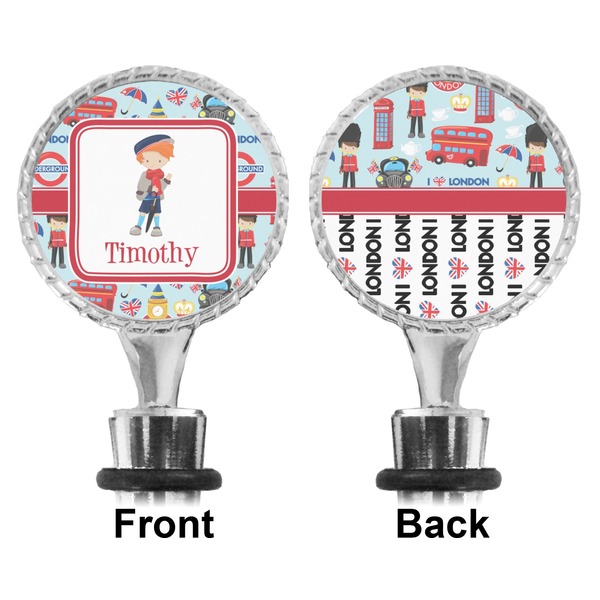 London Bottle Stopper - Front and Back