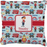 London Faux-Linen Throw Pillow 20" (Personalized)