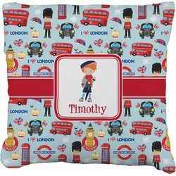 London Faux-Linen Throw Pillow 26" (Personalized)