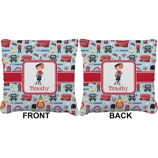 London Burlap Pillow Approval