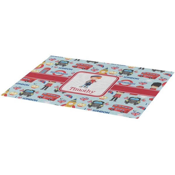 London Burlap Placemat (Angle View)