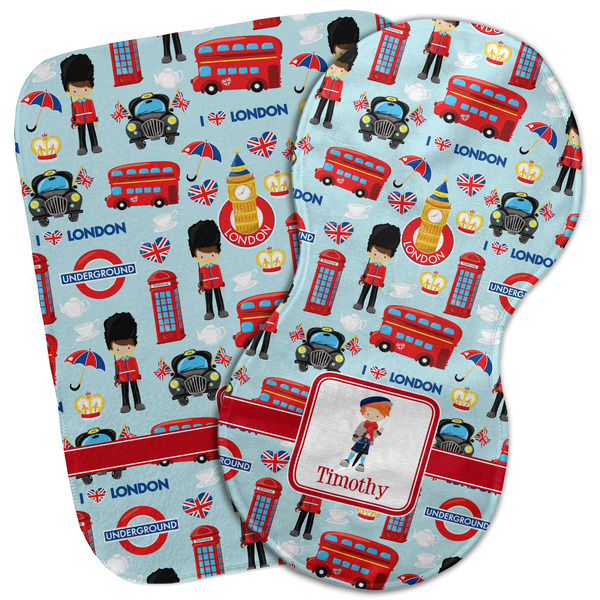 Custom London Burp Cloth (Personalized)