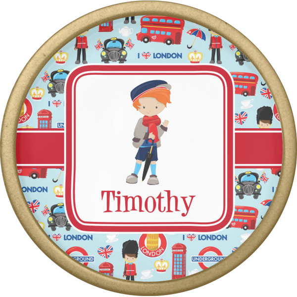 London Cabinet Knob - Gold - Front