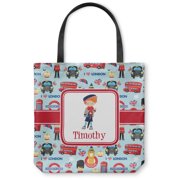 Custom London Canvas Tote Bag - Medium - 16"x16" (Personalized)