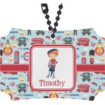 London Rear View Mirror Ornament (Personalized)