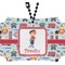 London Rear View Mirror Ornament (Personalized)