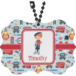 London Rear View Mirror Charm (Personalized)