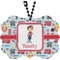 London Rear View Mirror Decor (Personalized)