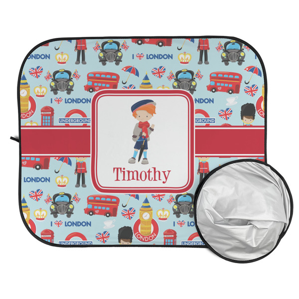 London Car Sun Shades - FOLDED & UNFOLDED