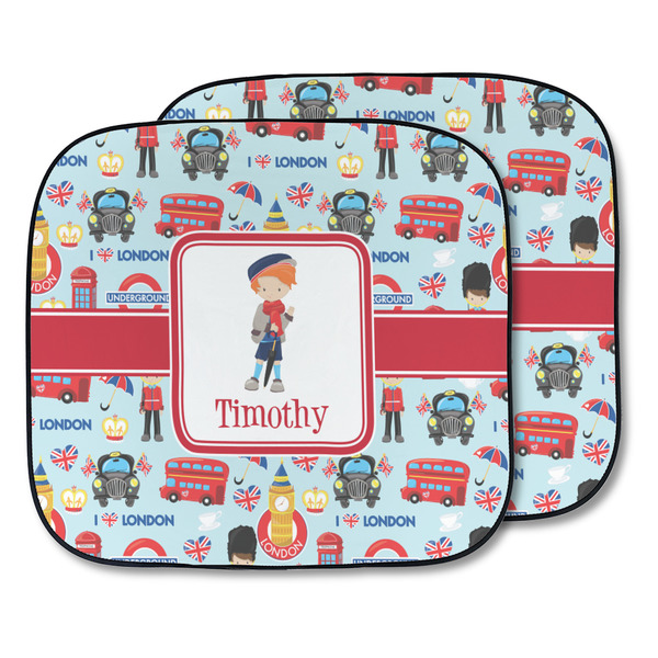 Custom London Car Sun Shade - Two Piece (Personalized)
