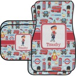 London Car Floor Mats Set - 2 Front & 2 Back (Personalized)