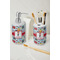 London Ceramic Bathroom Accessories - LIFESTYLE (toothbrush holder & soap dispenser)
