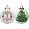 London Ceramic Christmas Ornament - X-Mas Tree (APPROVAL)
