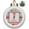 London Ceramic Ball Ornament - Christmas Tree (Personalized)