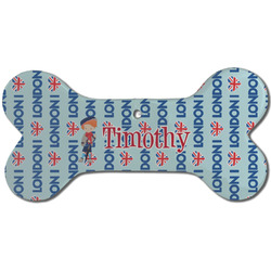 London Ceramic Dog Ornament - Front w/ Name or Text