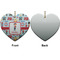 London Ceramic Flat Ornament - Heart Front & Back (APPROVAL)
