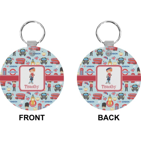 London Circle Keychain (Front + Back)