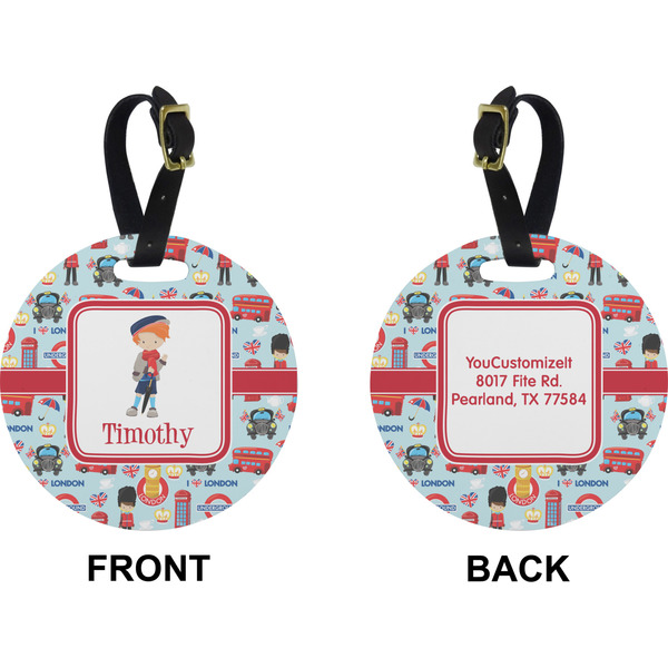 London Circle Luggage Tag (Front + Back)