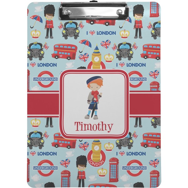 Custom London Clipboard (Letter Size) (Personalized)