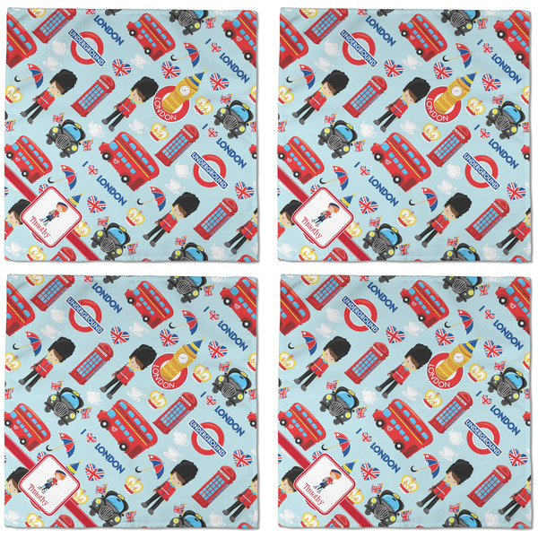 London Cloth Napkins - Personalized Dinner (APPROVAL) Set of 4
