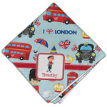 London Cloth Dinner Napkin - Single w/ Name or Text