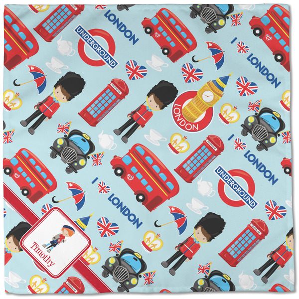London Cloth Napkins - Personalized Dinner (Full Open)