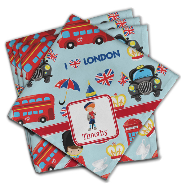 London Cloth Napkins - Personalized Dinner (PARENT MAIN Set of 4)