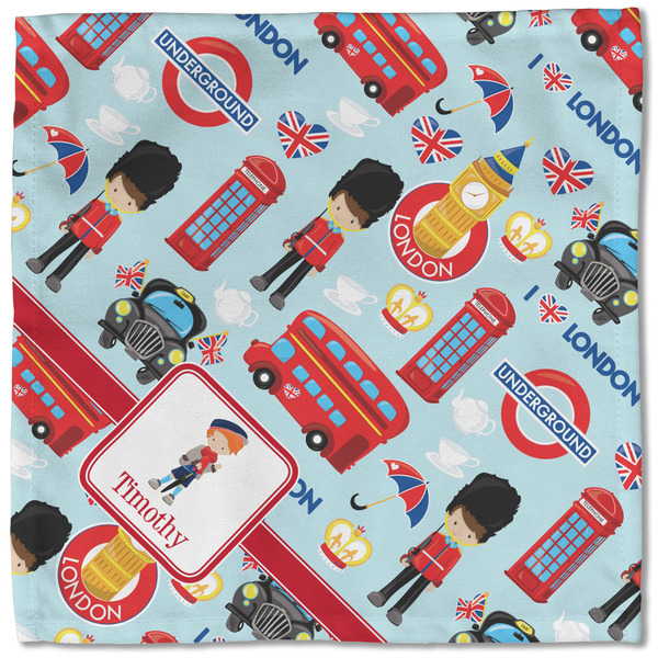 London Cloth Napkins - Personalized Lunch (Single Full Open)