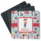 London Square Rubber Backed Coasters - Set of 4 (Personalized)