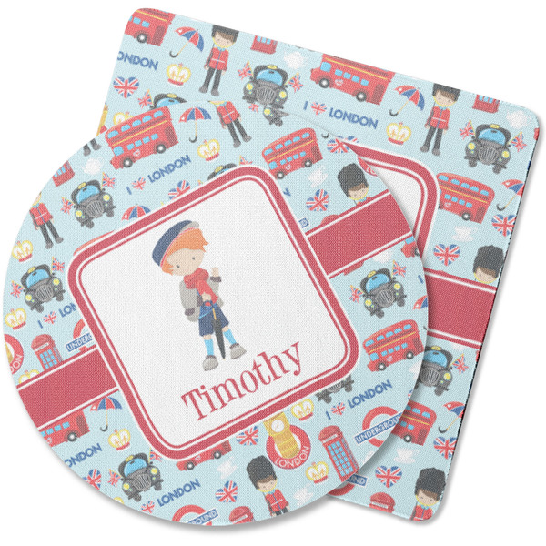 Custom London Rubber Backed Coaster (Personalized)
