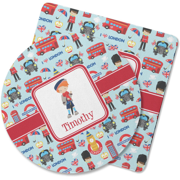 Custom London Rubber Backed Coaster (Personalized)