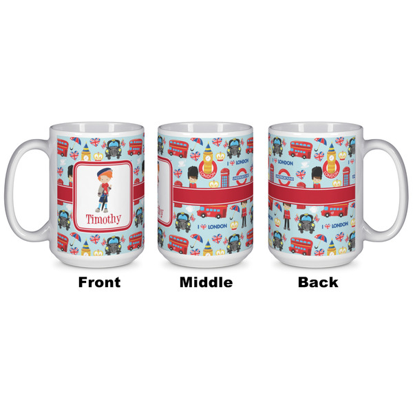 London Coffee Mug - 15 oz - White APPROVAL