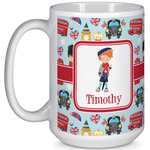 London 15 Oz Coffee Mug - White (Personalized)