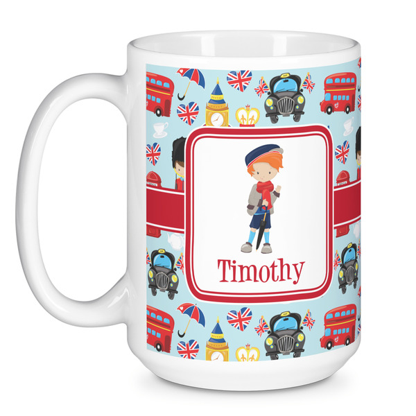 London Coffee Mug - 15 oz - White