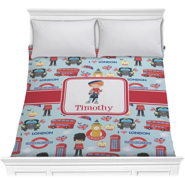 Custom London Comforter - Full / Queen (Personalized)