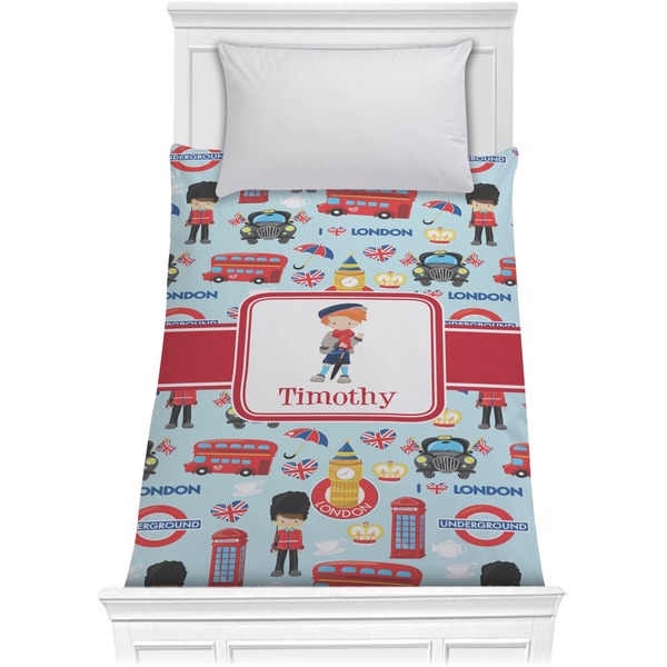 Custom London Comforter - Twin (Personalized)