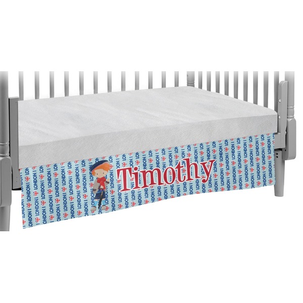 Custom London Crib Skirt (Personalized)