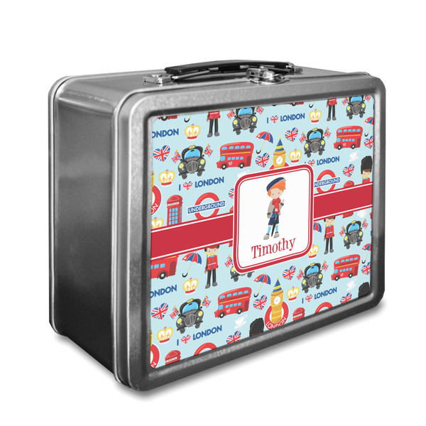 Custom London Lunch Box w/ Name or Text