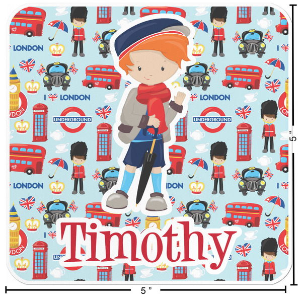 London Custom Shape Iron On Patches - L - APPROVAL