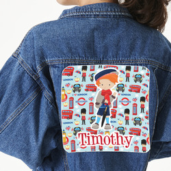 London Twill Iron On Patch - Custom Shape - 3XL (Personalized)