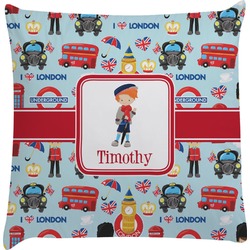 London Decorative Pillow Case (Personalized)