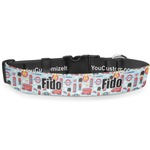London Deluxe Dog Collar - Medium (11.5" to 17.5") (Personalized)