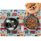 London Dog Food Mat - Small w/ Name or Text