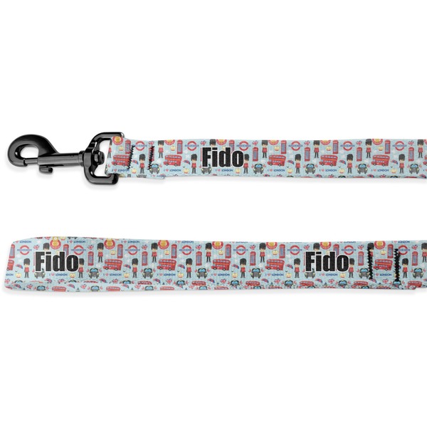 Custom London Deluxe Dog Leash - 4 ft (Personalized)