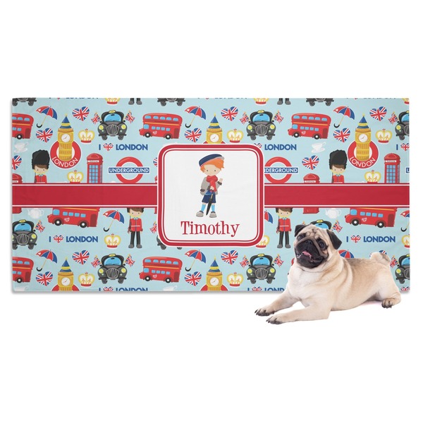 Custom London Dog Towel (Personalized)