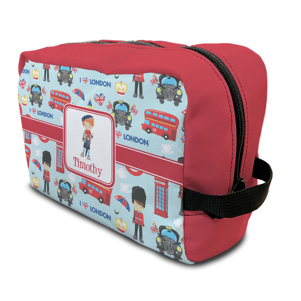 Custom London Toiletry Bag / Dopp Kit (Personalized)