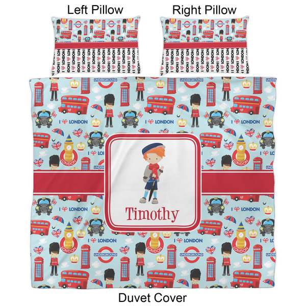 London Duvet Cover Set - King - Approval